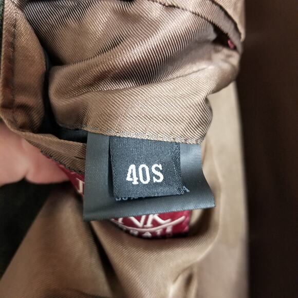 Jos A Bank Windowpane Check Blazer Wool Alpaca Sports Coat Size 40S Short Brown - Picture 4 of 8